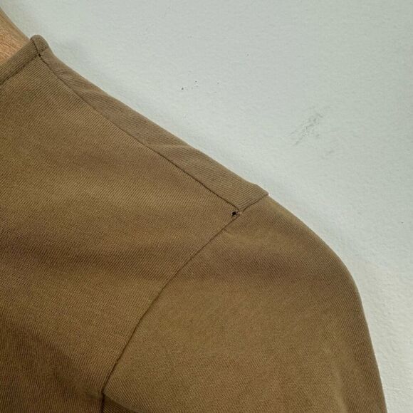 The Simple Folk Kids Gender Neutral Workman Playsuit in Camel Tan - Picture 4 of 10